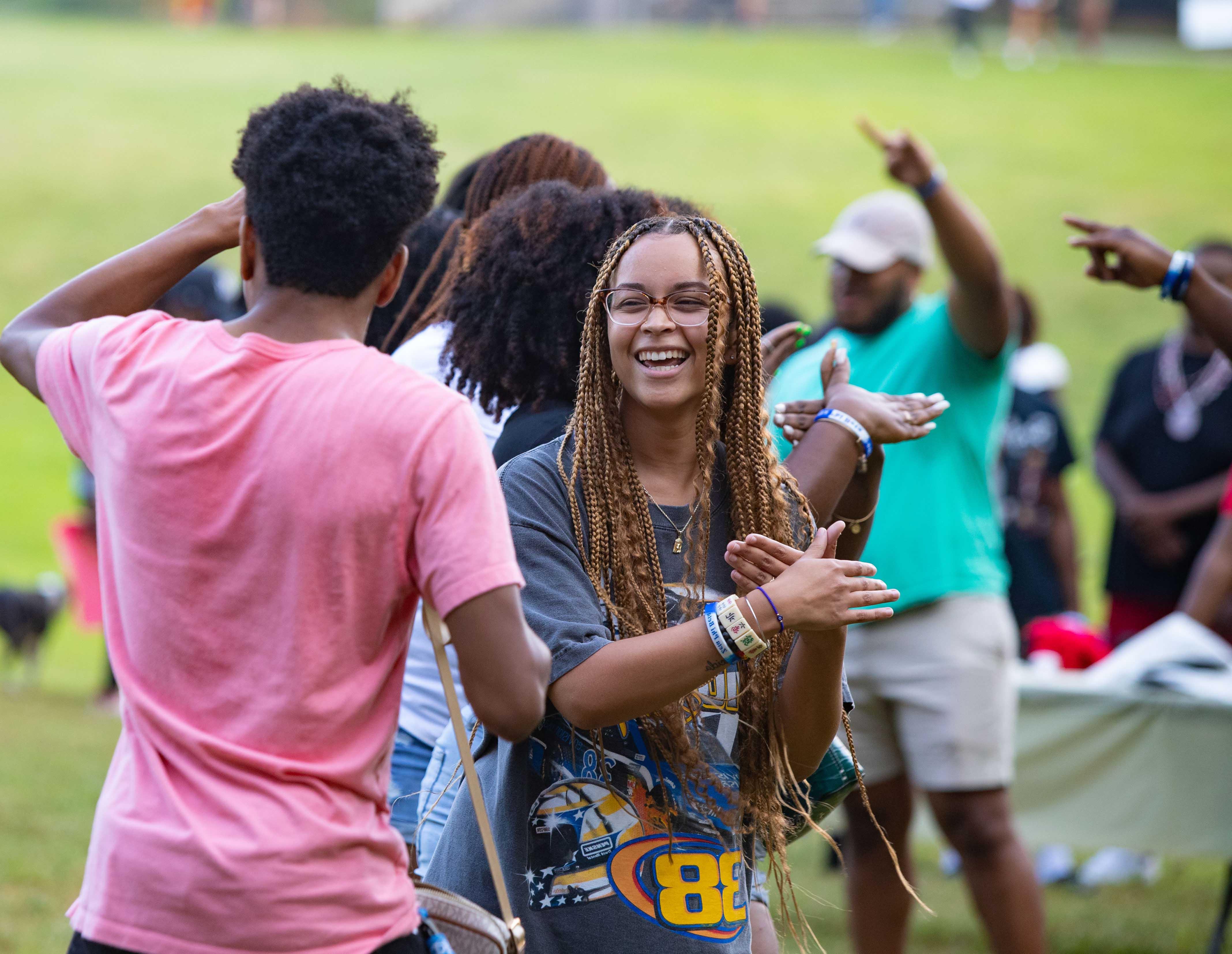 Students at Welcome West